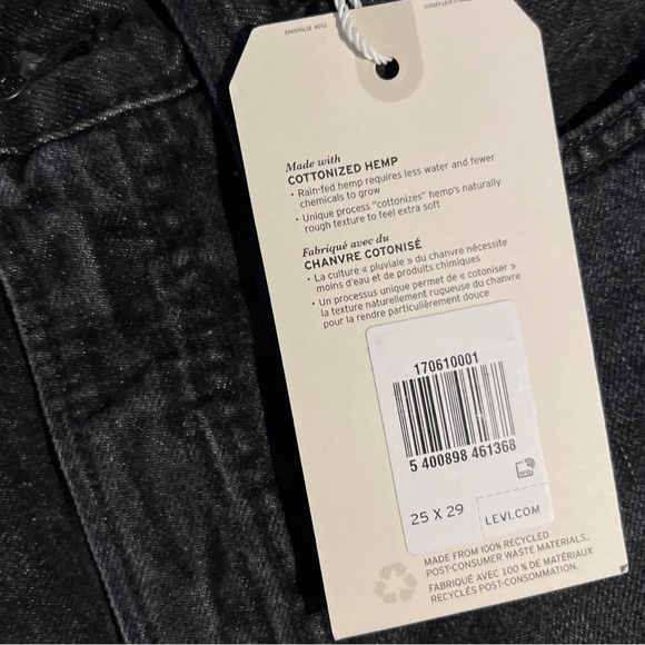 Levi's® Premium LEVI'S® WELLTHREAD® RIBCAGE STRAIGHT JEANS in Earth Stone Hemp - Picture 8 of 15